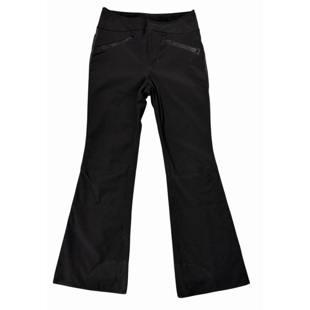 Athleta Soft-Shell Maribel‎ Snow Ski Pants Fleece Lined Black Women's Size 6